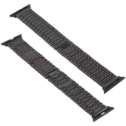 Pour Apple Watch Series 7 41mm / 6 & SE & 5 & 4 40mm / 3 & 2 & 1 38mm neuf perles bracelet en acier inoxydable bracelet de montre, For Apple Watch Series 7 41mm / 6 & SE & 5 & 4 40mm / 3 & 2 & 1 38mm