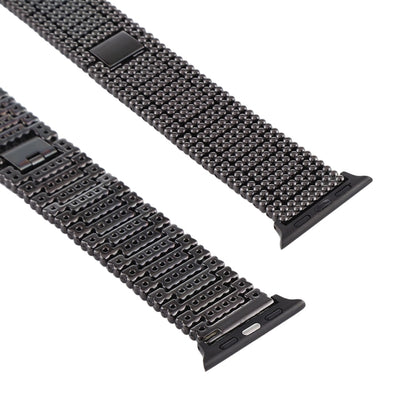 Pour Apple Watch Series 7 41mm / 6 & SE & 5 & 4 40mm / 3 & 2 & 1 38mm neuf perles bracelet en acier inoxydable bracelet de montre, For Apple Watch Series 7 41mm / 6 & SE & 5 & 4 40mm / 3 & 2 & 1 38mm