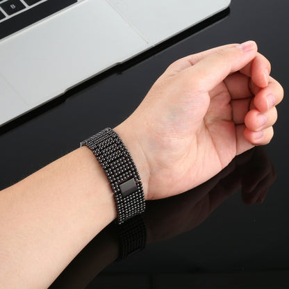 Pour Apple Watch Series 7 41mm / 6 & SE & 5 & 4 40mm / 3 & 2 & 1 38mm neuf perles bracelet en acier inoxydable bracelet de montre, For Apple Watch Series 7 41mm / 6 & SE & 5 & 4 40mm / 3 & 2 & 1 38mm