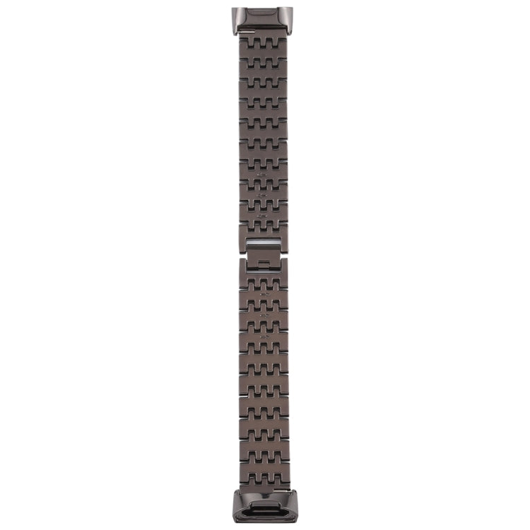 Pour Fitbit Charge 3 Bracelet de montre en acier inoxydable serti de diamants