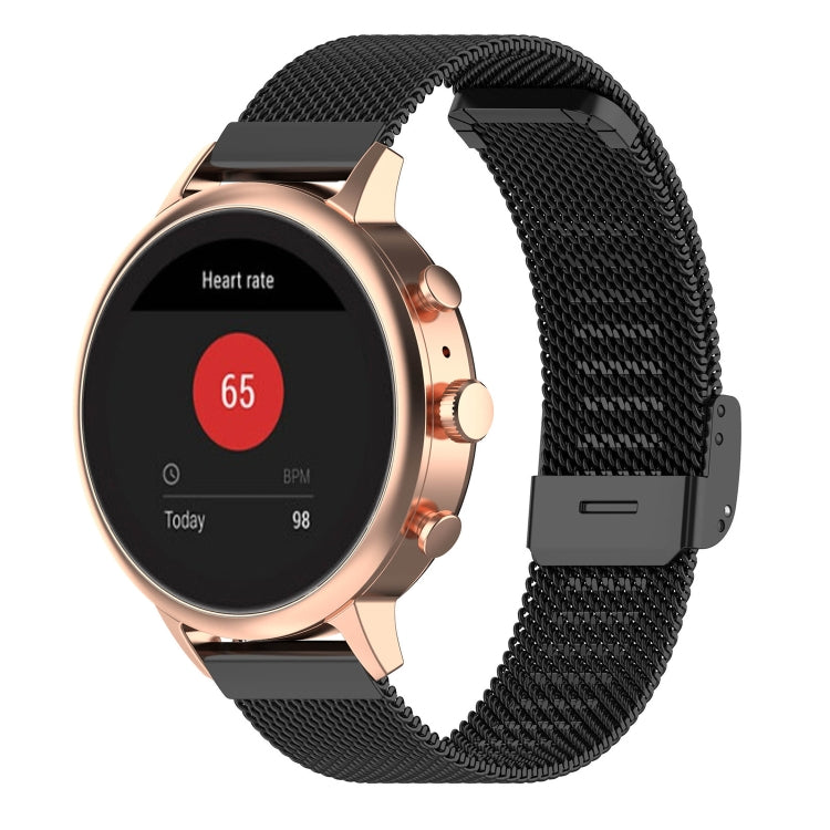 Bracelet de montre en maille métallique de 18 mm, pour Sport féminin fossile/Charte HR/Gen 4 Q Venture HR