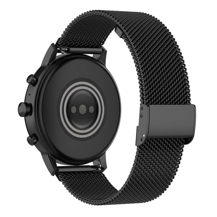 Bracelet de montre en maille métallique de 22 mm, pour Fossil Gen 5 Carlyle / Gen 5 Julianna / Gen 5 Garrett / Gen 5 Carlyle HR