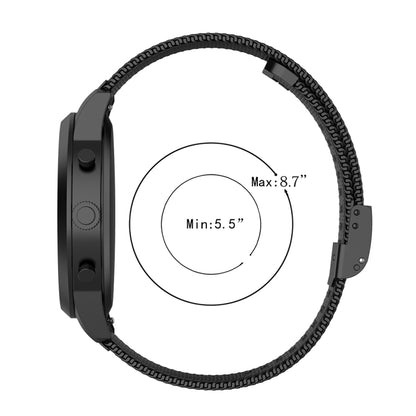 Bracelet de montre en maille métallique de 22 mm, pour montre intelligente hybride Fossil HR, homme Gen 4 Explorist HR, Sport masculin