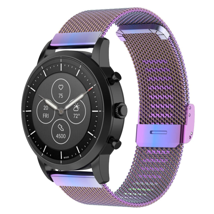 Bracelet de montre en maille métallique de 22 mm, pour montre intelligente hybride Fossil HR, homme Gen 4 Explorist HR, Sport masculin