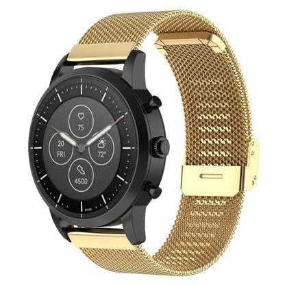 Bracelet de montre en maille métallique de 22 mm, pour montre intelligente hybride Fossil HR, homme Gen 4 Explorist HR, Sport masculin