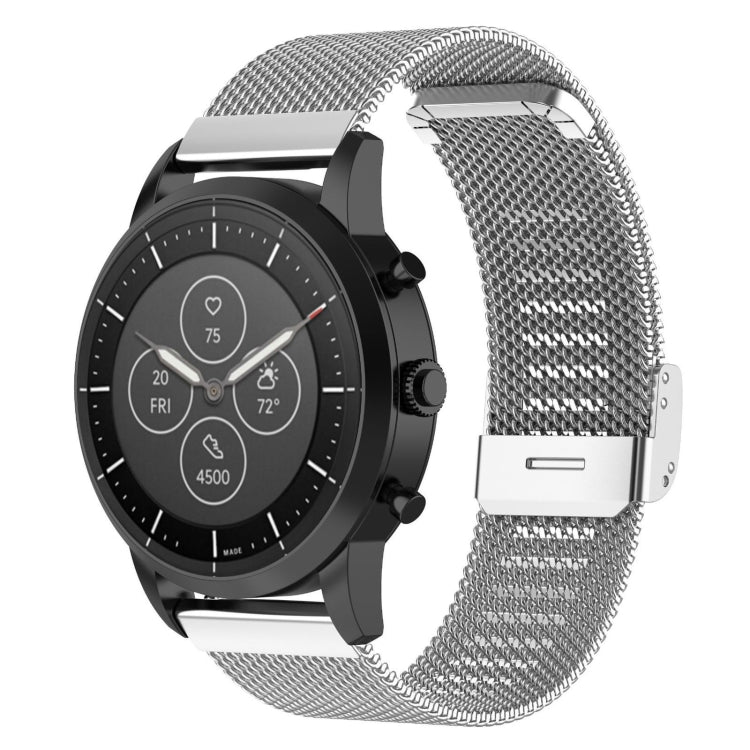 Bracelet de montre en maille métallique de 22 mm, pour montre intelligente hybride Fossil HR, homme Gen 4 Explorist HR, Sport masculin