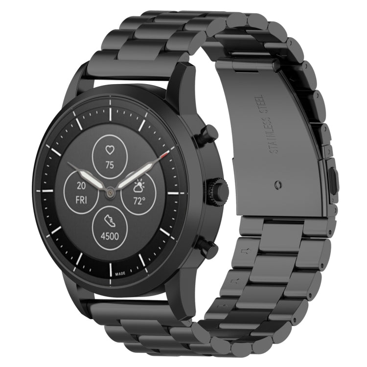 Bracelet de montre en acier de 22 mm, pour montre intelligente hybride Fossil HR, homme Gen 4 Explorist HR/Sport masculin