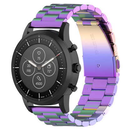 Bracelet de montre en acier de 22 mm, pour montre intelligente hybride Fossil HR, homme Gen 4 Explorist HR/Sport masculin