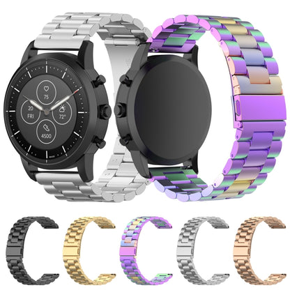 Bracelet de montre en acier de 22 mm, pour montre intelligente hybride Fossil HR, homme Gen 4 Explorist HR/Sport masculin