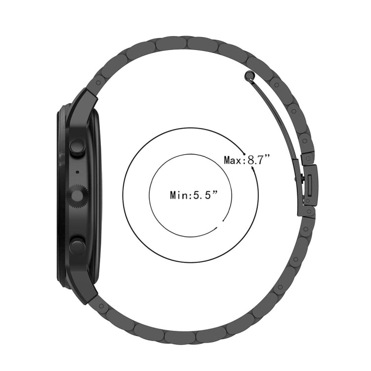 Bracelet de montre en acier de 22 mm, pour Fossil Gen 5 Carlyle, Gen 5 Julianna, Gen 5 Garrett, Gen 5 Carlyle HR