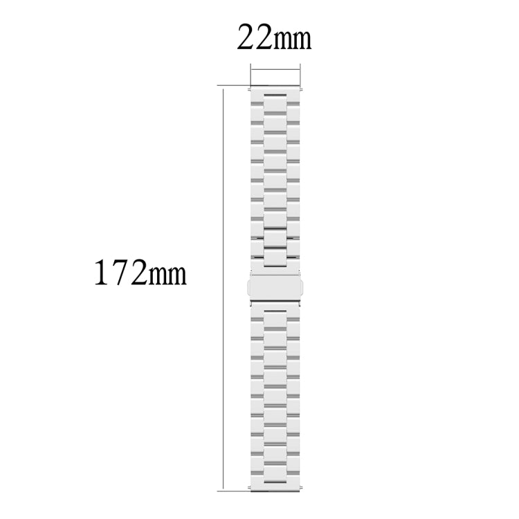 Bracelet de montre en acier de 22 mm, pour Fossil Gen 5 Carlyle, Gen 5 Julianna, Gen 5 Garrett, Gen 5 Carlyle HR
