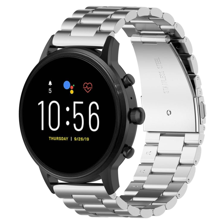 Bracelet de montre en acier de 22 mm, pour Fossil Gen 5 Carlyle, Gen 5 Julianna, Gen 5 Garrett, Gen 5 Carlyle HR