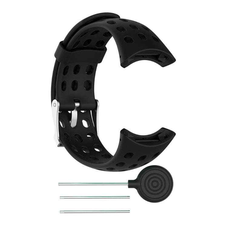 Bracelet de montre mâle en silicone pour SUUNTO M1 / M2 / M4 / M5