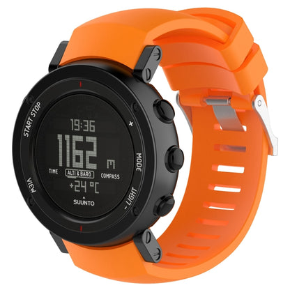 Bracelet de montre en silicone pour SUUNTO Core ALU Noir