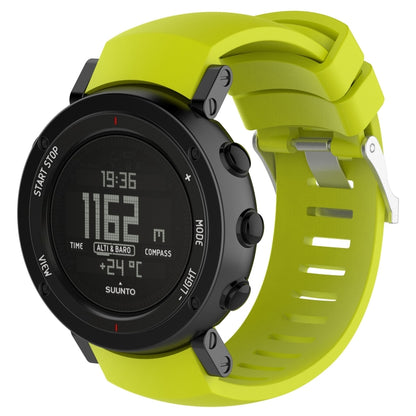 Bracelet de montre en silicone pour SUUNTO Core ALU Noir