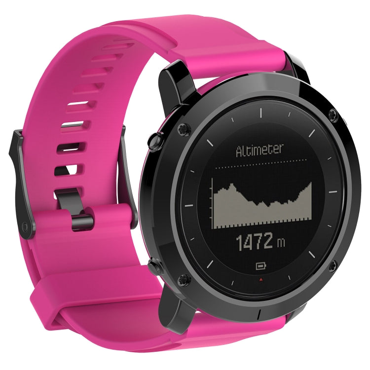 Bracelet de montre en silicone pour SUUNTO Traverse
