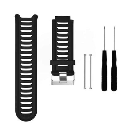 Bracelet de montre en silicone de couleur unie pour Garmin Forerunner 910XT