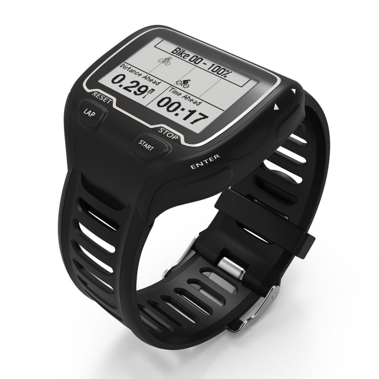 Bracelet de montre en silicone de couleur unie pour Garmin Forerunner 910XT