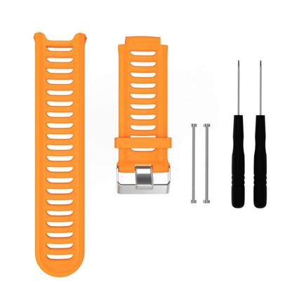 Bracelet de montre en silicone de couleur unie pour Garmin Forerunner 910XT