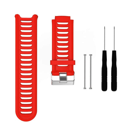 Bracelet de montre en silicone de couleur unie pour Garmin Forerunner 910XT