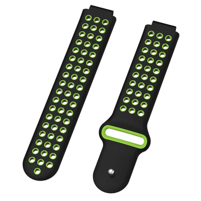 Bracelet de montre sport en silicone double couleur pour Garmin Forerunner 220 / Approach S5 / S20