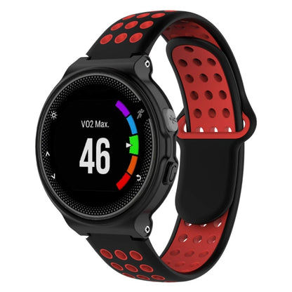 Bracelet de montre sport en silicone double couleur pour Garmin Forerunner 220 / Approach S5 / S20