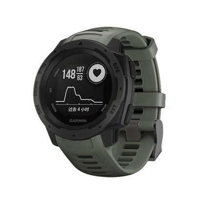 Bracelet de montre en silicone pour Garmin Instinct 22 mm, hôte non inclus