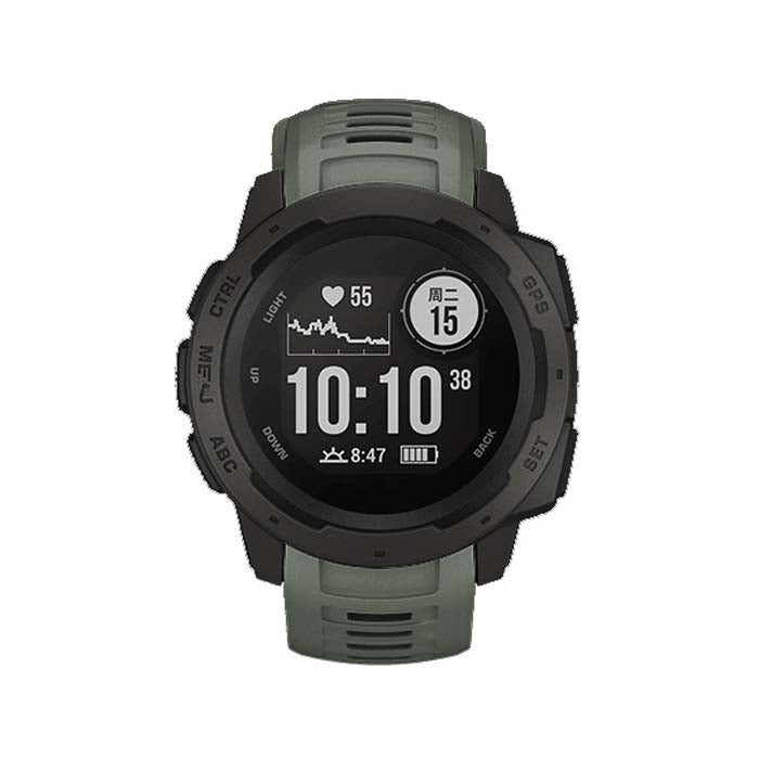 Bracelet de montre en silicone pour Garmin Instinct 22 mm, hôte non inclus