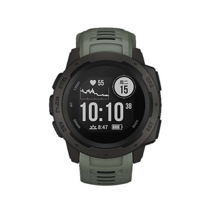 Bracelet de montre en silicone pour Garmin Instinct 22 mm, hôte non inclus