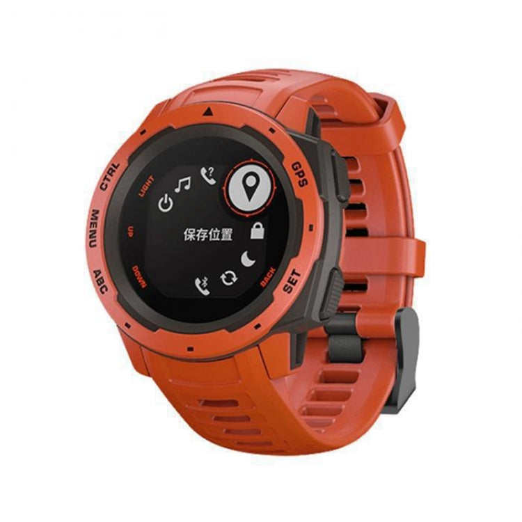 Bracelet de montre en silicone pour Garmin Instinct 22 mm, hôte non inclus