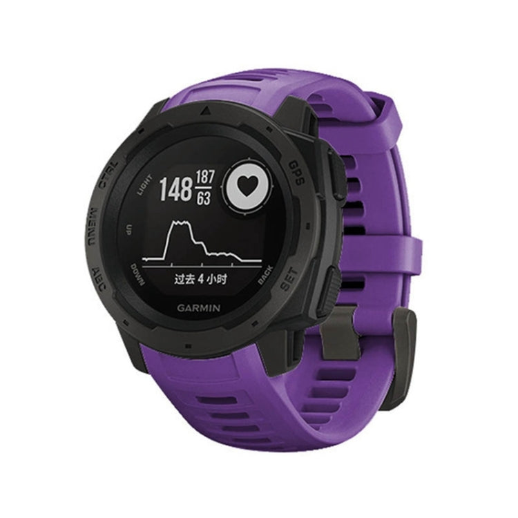 Bracelet de montre en silicone pour Garmin Instinct 22 mm, hôte non inclus