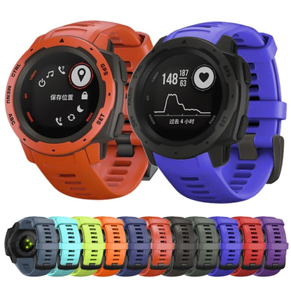 Bracelet de montre en silicone pour Garmin Instinct 22 mm, hôte non inclus