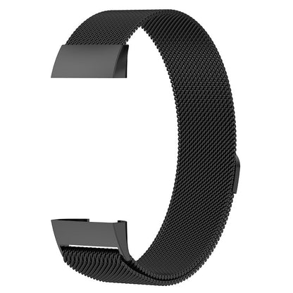 Bracelet de montre magnétique en acier inoxydable pour FITBIT Charge 3, taille: petit, 187x18 mm
