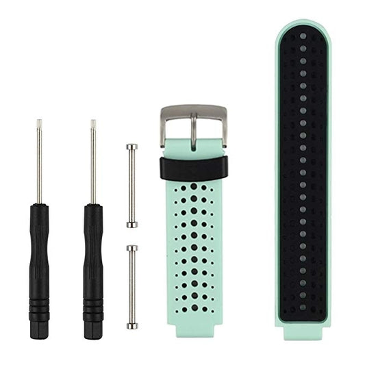 Bracelet de montre sport en silicone bicolore pour Garmin Forerunner 230/235/620/630/735XT