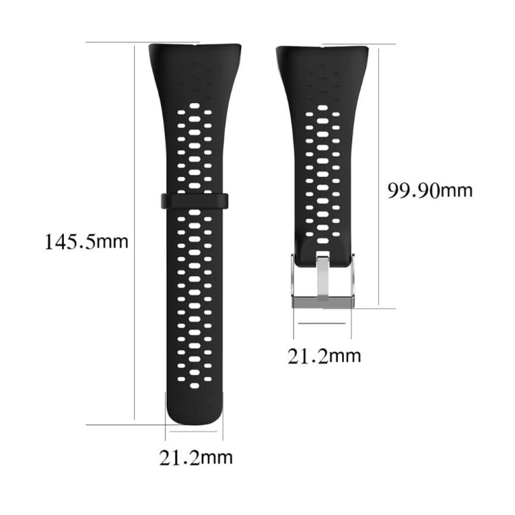Bracelet de montre sport en silicone pour POLAR M400 / M430