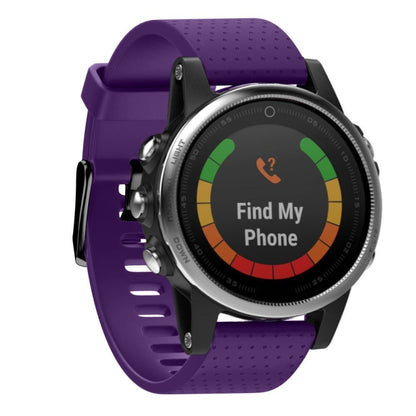 Bracelet de montre en silicone amovible rapide Fenix 5S 20 mm