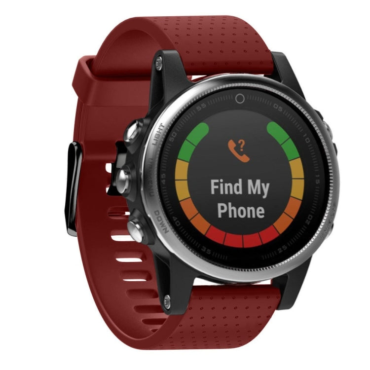 Bracelet de montre en silicone amovible rapide Fenix 5S 20 mm