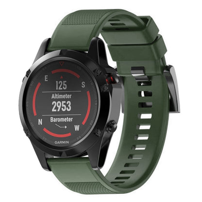 Bracelet de montre en silicone amovible rapide pour Fenix 5X 26 mm, For Fenix 5X 26mm