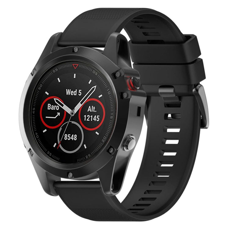 Bracelet de montre en silicone amovible rapide pour Fenix 5X 26 mm, For Fenix 5X 26mm