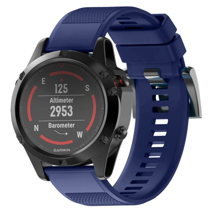 Bracelet de montre en silicone amovible rapide pour Fenix 5X 26 mm, For Fenix 5X 26mm