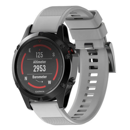 Bracelet de montre en silicone amovible rapide pour Fenix 5X 26 mm, For Fenix 5X 26mm