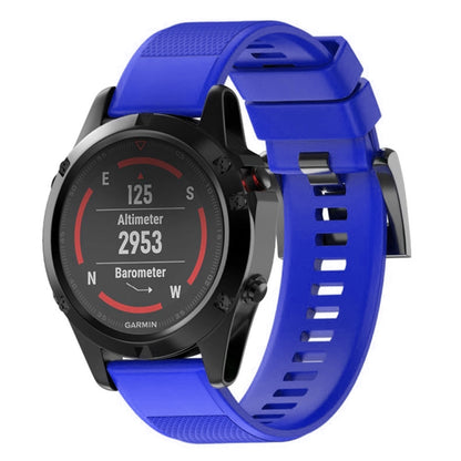 Bracelet de montre en silicone amovible rapide pour Fenix 5X 26 mm, For Fenix 5X 26mm