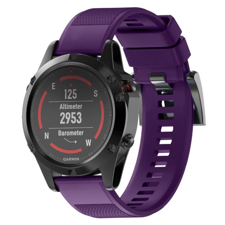 Bracelet de montre en silicone amovible rapide pour Fenix 5X 26 mm, For Fenix 5X 26mm