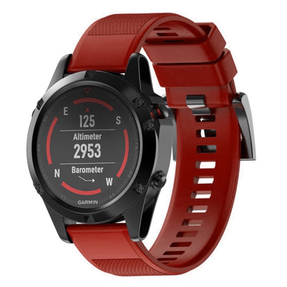 Bracelet de montre en silicone amovible rapide pour Fenix 5X 26 mm, For Fenix 5X 26mm