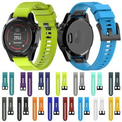 Bracelet de montre en silicone amovible rapide pour Fenix 5X 26 mm, For Fenix 5X 26mm