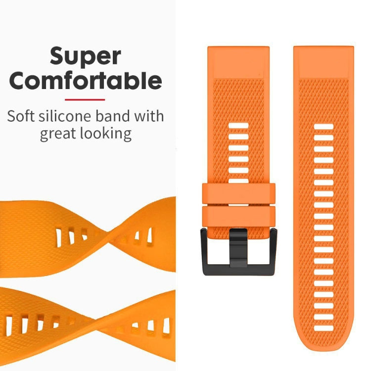 Bracelet de montre en silicone amovible rapide pour Fenix 5X 26 mm, For Fenix 5X 26mm