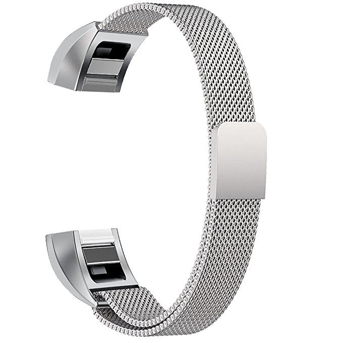 Bracelet de montre magnétique en acier inoxydable pour FITBIT Alta, taille : petit, 130-170 mm