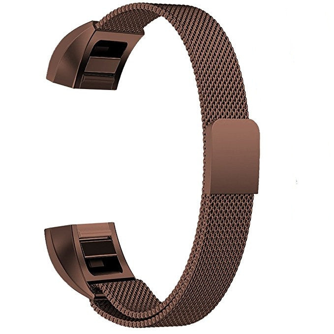Bracelet de montre magnétique en acier inoxydable pour FITBIT Alta, taille : grand, 170-236 mm