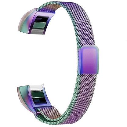 Bracelet de montre magnétique en acier inoxydable pour FITBIT Alta, taille : grand, 170-236 mm
