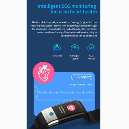 X1 1,08 pouces écran couleur IP67 bracelet de montre intelligente étanche, rappel de message de soutien/moniteur de fréquence cardiaque/surveillance de l'oxygène dans le sang/surveillance de la pression artérielle/surveillance du sommeil